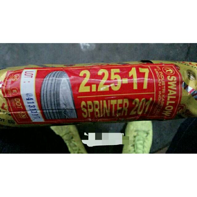 Ban Luar 225 17 Swallow Sprinter Kembang Lurus