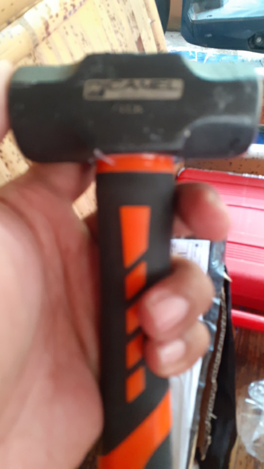 Palu Batu Gagang 1 Lb | Palu Bodem Gagang 1lb | Penghancur Beton Asli | Material Mart