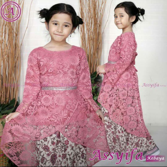 READY STOCK!!! Setelan kebaya tiara anak / kebaya anak sd / baju anak / kebaya acara sekolah