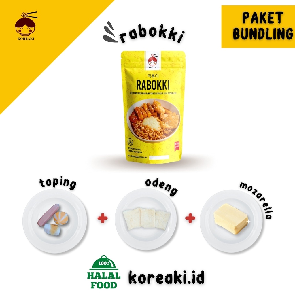 

RABOKKI TOPING LENGKAP LEBIH HEMAT RABOKKI HALAL