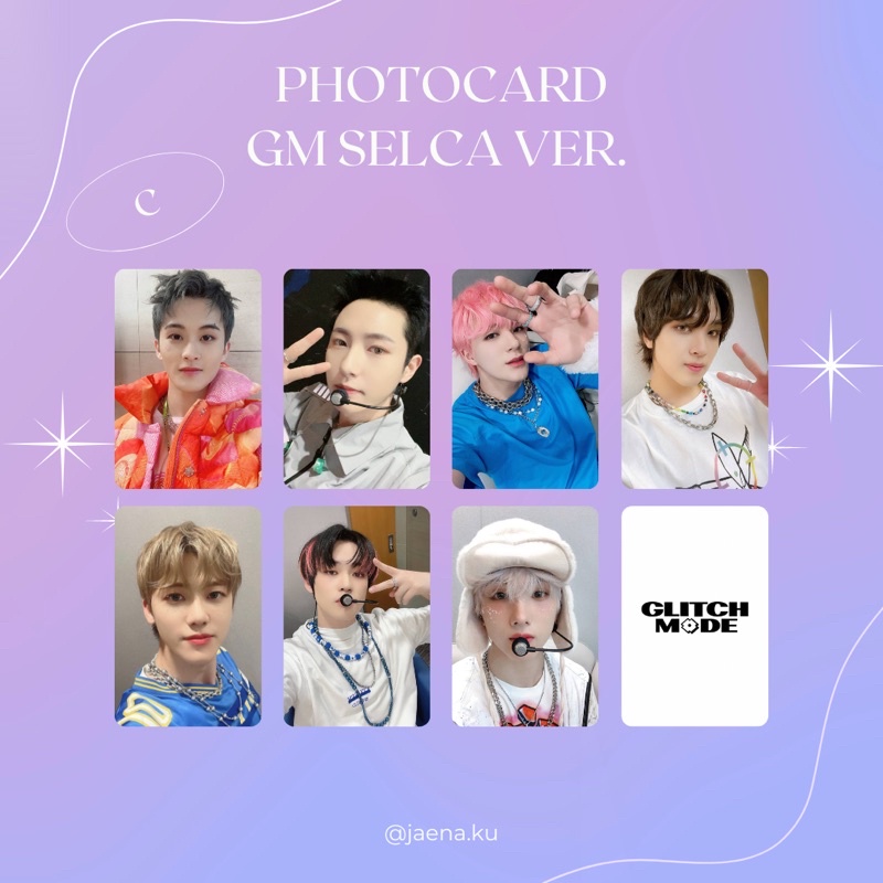 [NCT DREAM] PHOTOCARD NCT DREAM SELCA GLITCH MODE ERA. ‼️BACA DESKRIPSI‼️