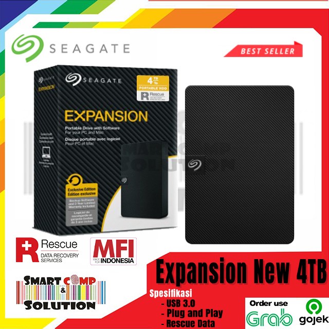 Harddisk HDD External Seagate Expansion 4TB USB 3.0 2.5 inch