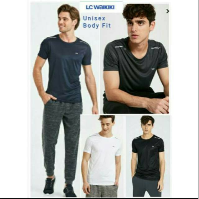 LC Waikiki / Kaos Polos Pria dan Wanita ( Unisex Body Fit )