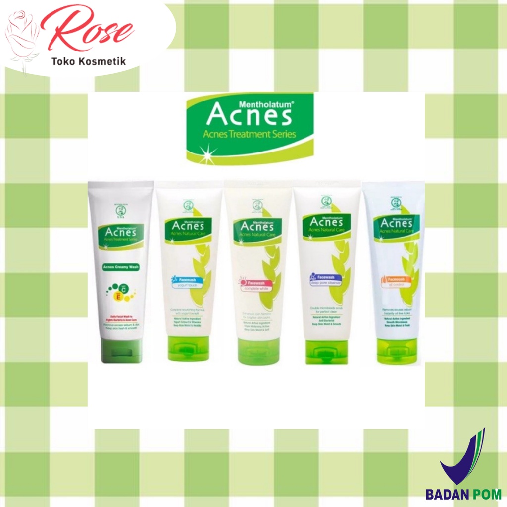 Jual Acnes Natural Care Treatment Facial Wash Series Sabun Wajah