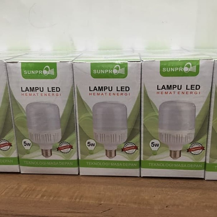 Lampu LED Kapsul Tabung Terang 10W 10 Watt Merk Sunpro