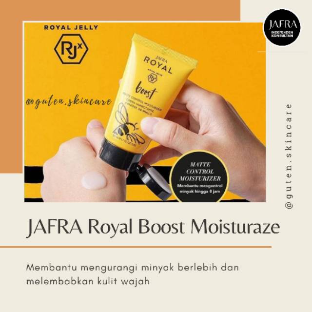 Jafra Royal Boost Mate Control Moisturizer (Kukit Normal/Kombinasi/Berminyak)