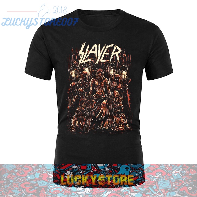 Kaos Distro Premium SLAYER FULL PRINT | KAOS PREMIUM HIGH QUALITY | KAOS BAND METAL | KAOS BAND ROCK