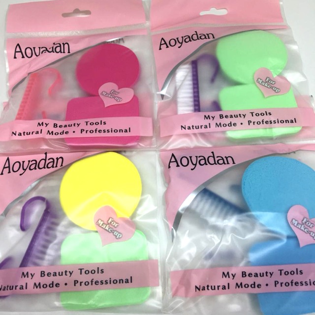 Kuas make up sikat make up, alat make up, kuas set, make up set, spon bedak, spon make up, sponge, s