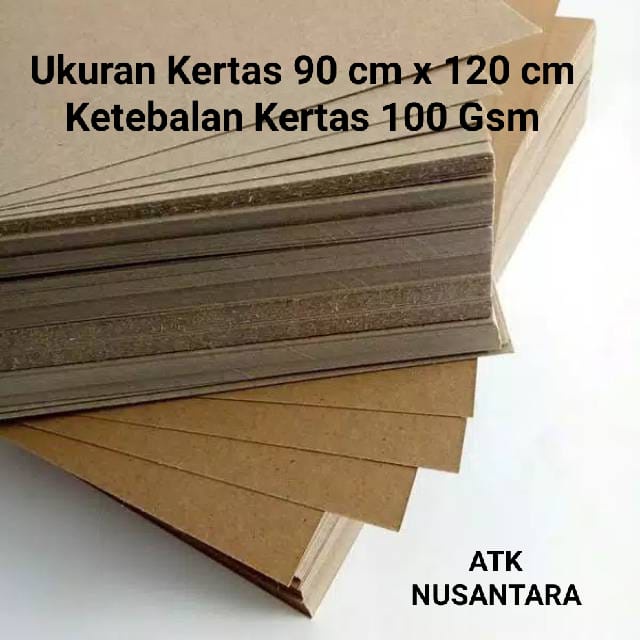 

(LEMBAR) KERTAS SAMSON 90 CM X 120 CM - 100 GSM / KERTAS KRAFF