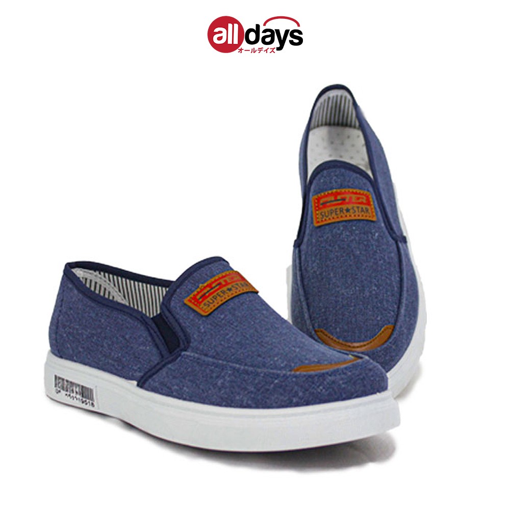 Sepatu Sneakers Slip On Casual Pria 2104-1027 Size 39-44