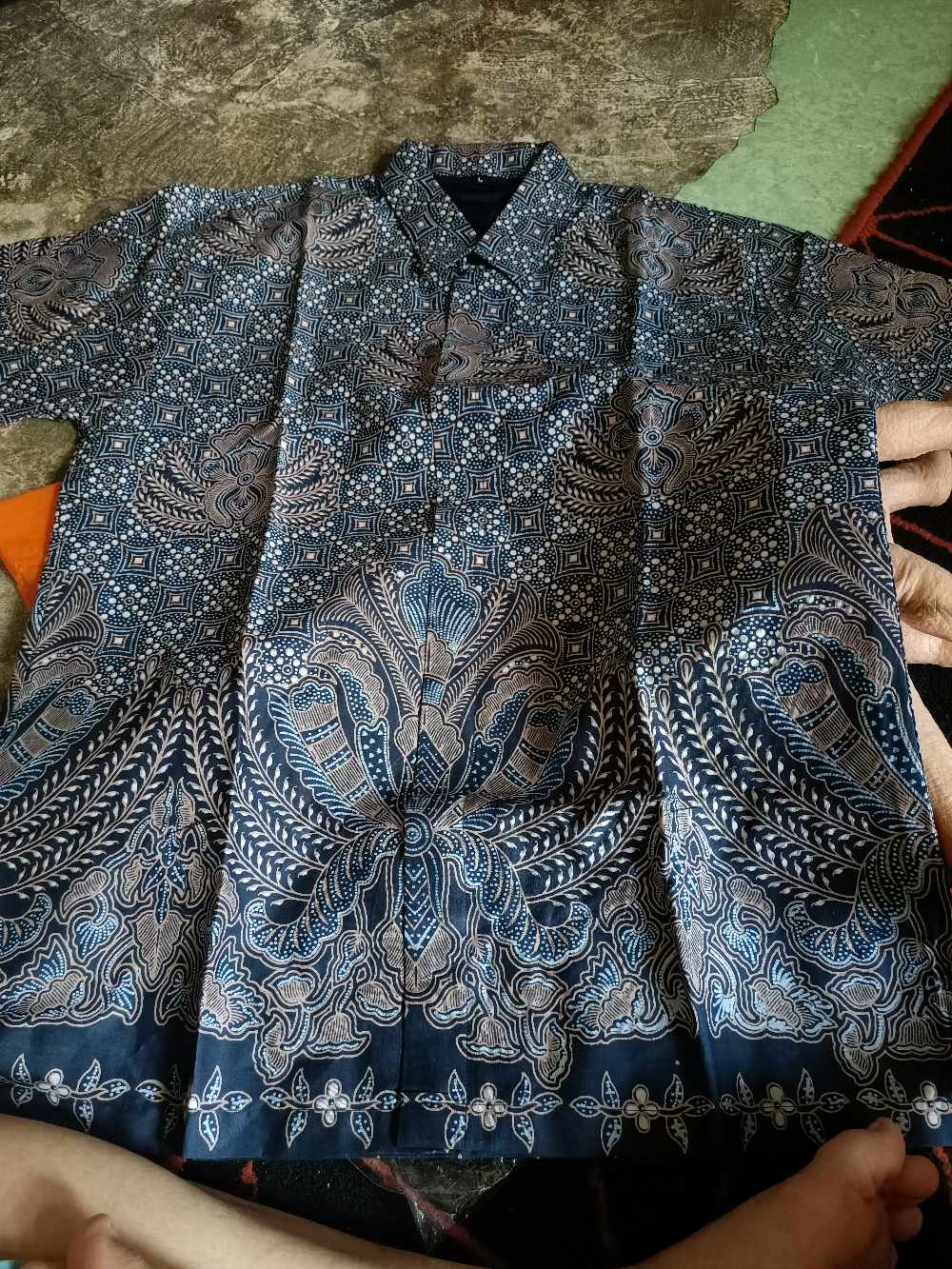 Mandala Hijau Batik Pria Lengan Panjang Full Furing Batik Solo