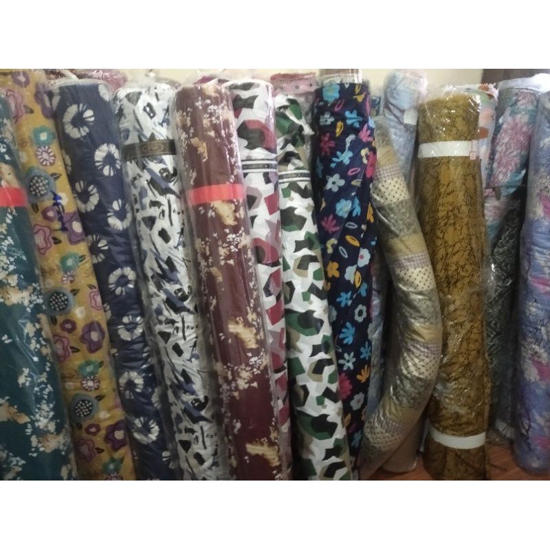 Grosir kain rayon rollan /per yard
