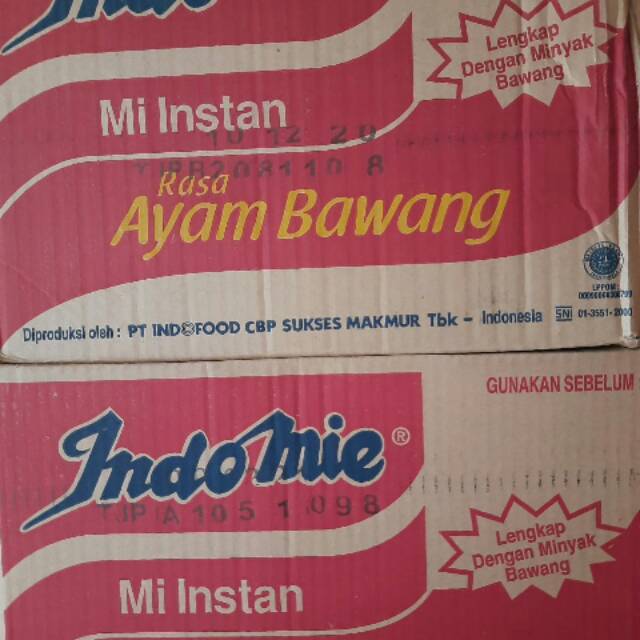 

Indomie rasa ayam bawang per dus khusus grab atau gojek