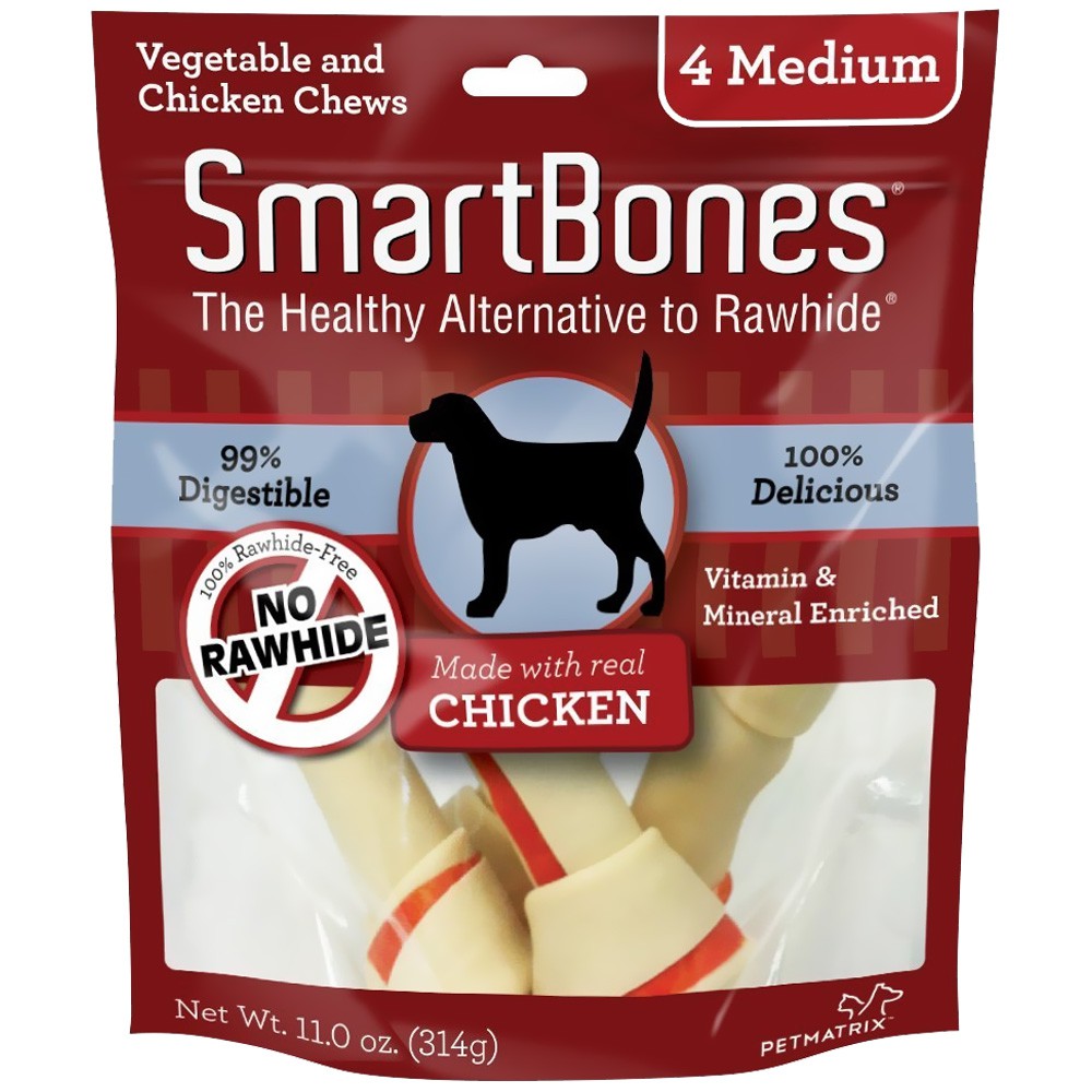

SMARTBONES Dog Dental Chew Chicken Medium 4pcs