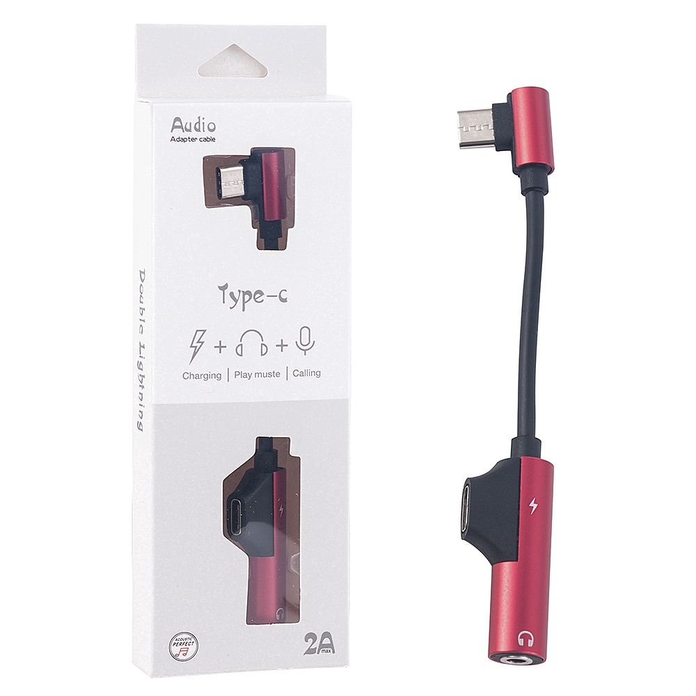 1pc Kabel Adapter Usb Tipe C Ke Jack Audio 3.5mm Untuk Handphone/Gadget #261141322