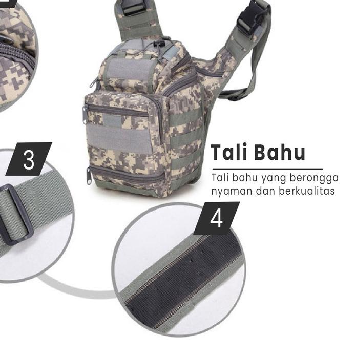 Tas Selempang Tas Outdoor Military Tactical 803 Import 100%ORIGINAL