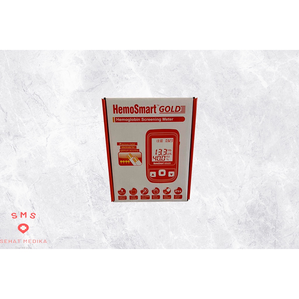 Alat Ukur Hemoglobin Darah HEMOSMART GOLD Hemoglobin Screening Meter