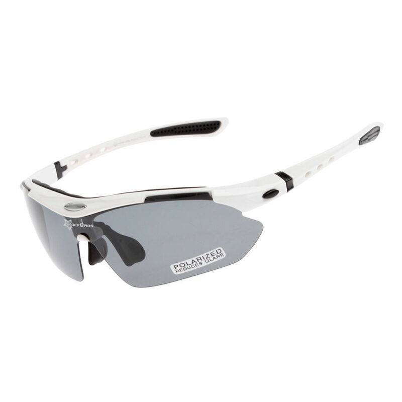 white cycling sunglasses