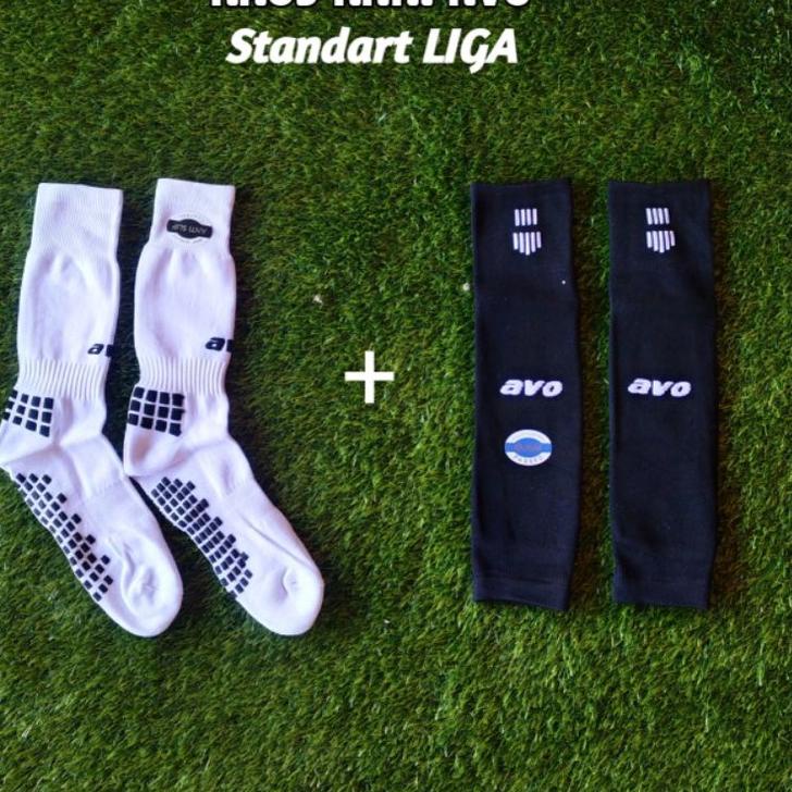 LANGSUNG ATC.. Kaos Kaki Bola Avo Anti Slip Pendek Sambung