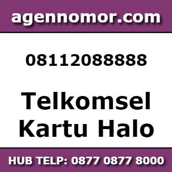 kartu perdana telkomsel halo nomor cantik 0811 20 88888 panca