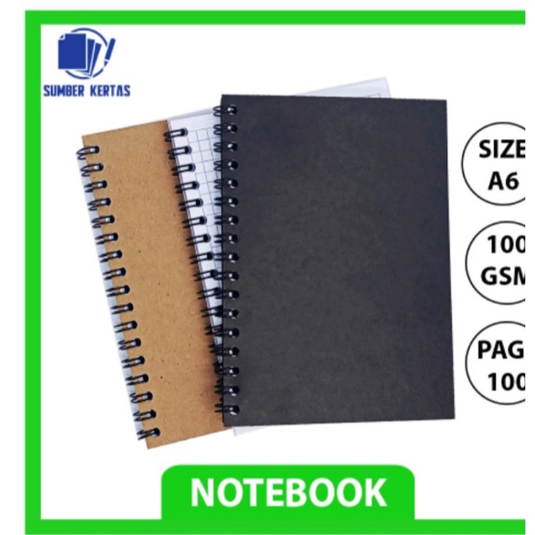 

NOTEBOOK A6/JURNAL A6/NOTEPAD/HVS/GRID