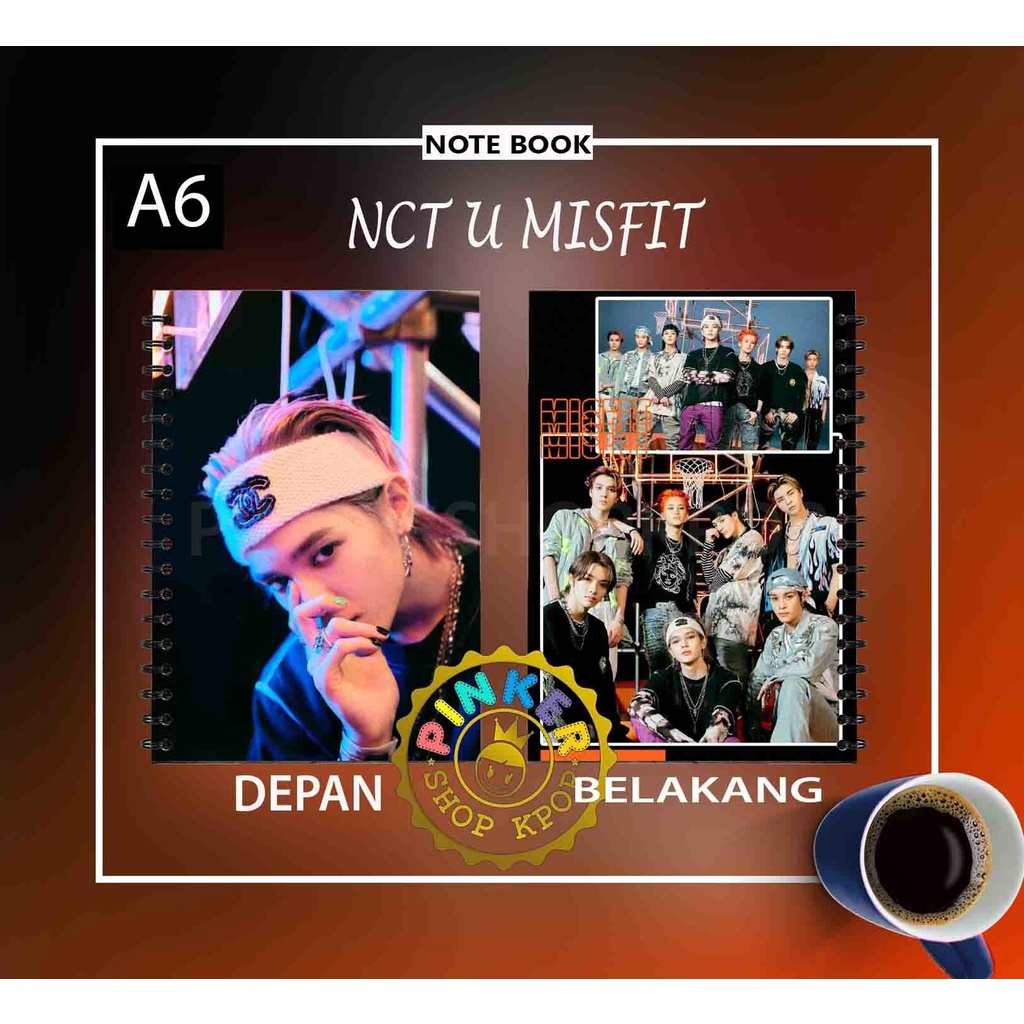 

Note/Notebook A6 NCT U MISFIT VER.1 2 SISI