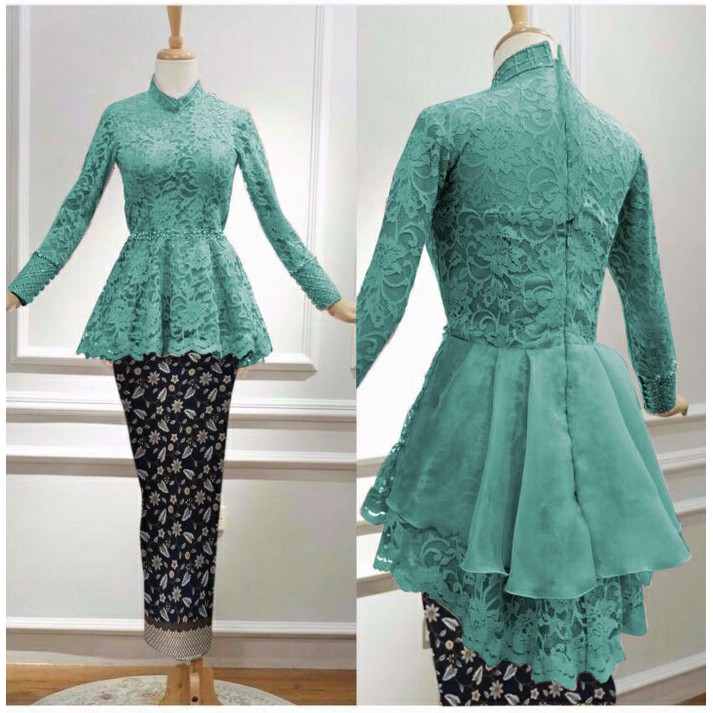 Paling Inspiratif Kebaya Wisuda Warna Hijau Tosca