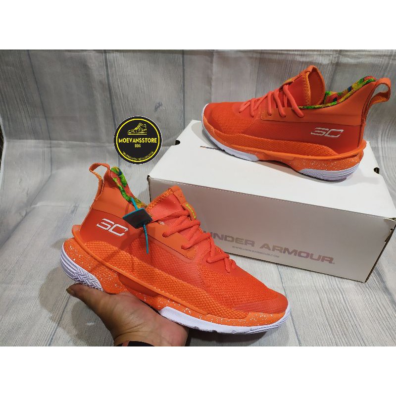curry 7 orange