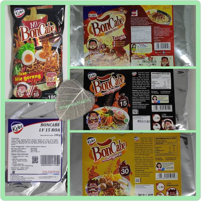 

bon cabe level 10 15 30 50 mi horeka 105 200 230 250 gr