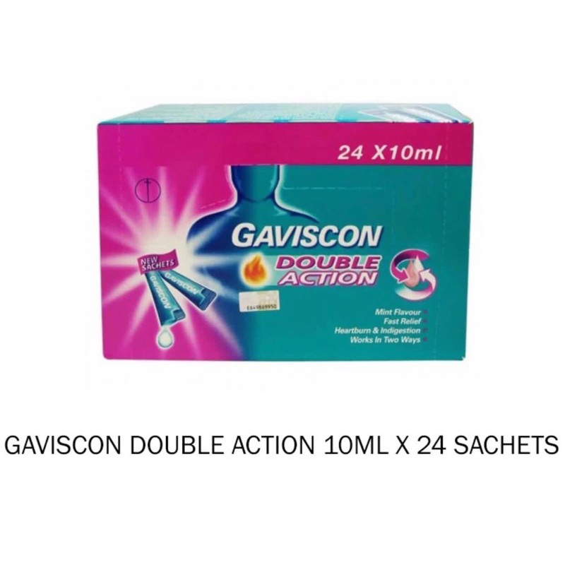 gaviscon double action 24 sachet