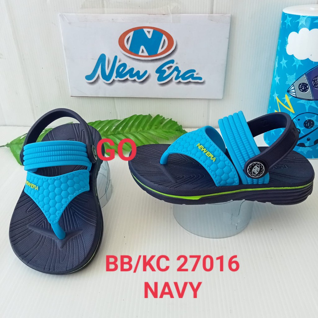 sogo NEW ERA BB/KC E 27016 Sandal Japit Anak Laki Laki Tali Belakang Karet Original