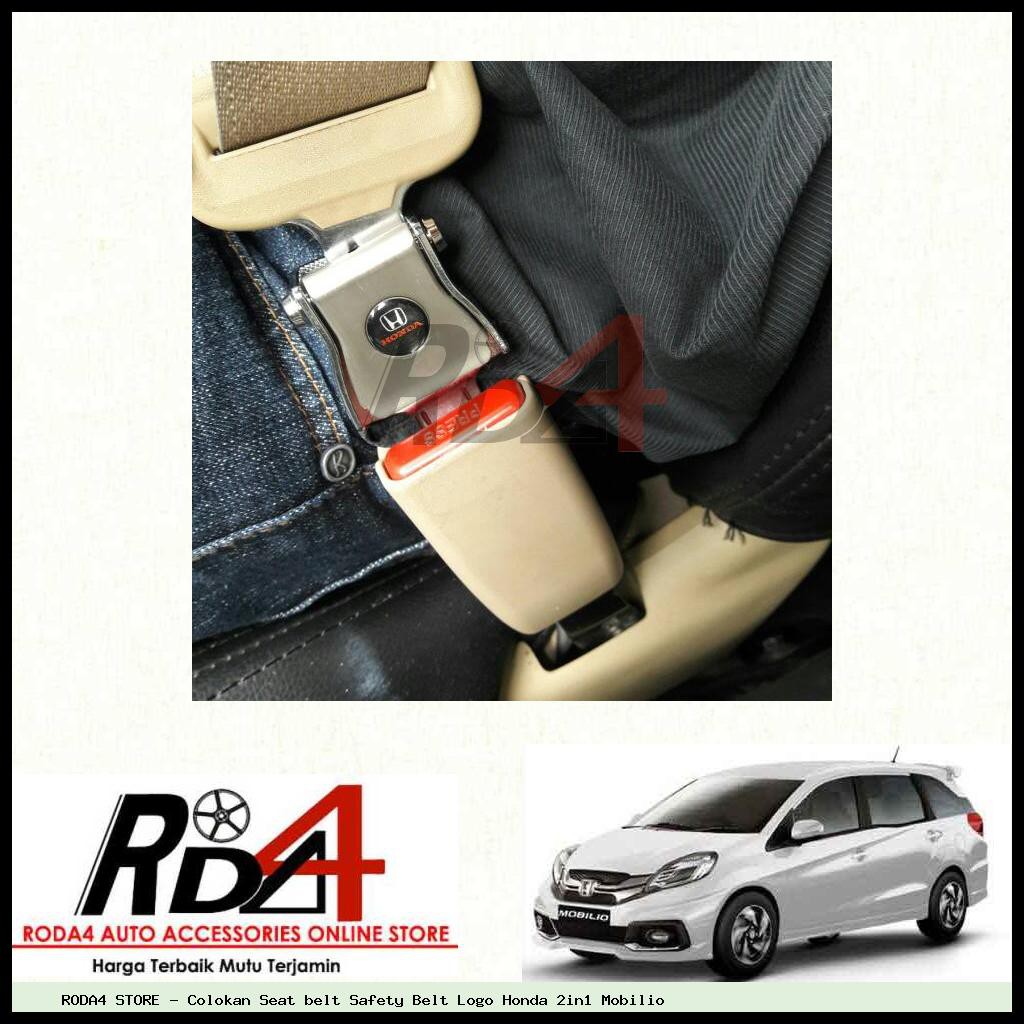 Colokan Seat belt Safety Belt Logo Honda 2in1 Mobilio