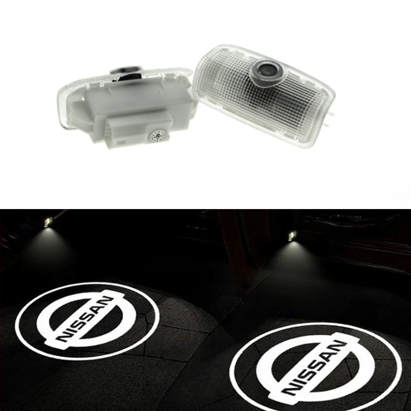 2pcs Lampu Led Proyektor Laser Pintu Mobil Untuk Nissan Teana 2008 2009 2010 2011 2012 Patrol 2010-2018