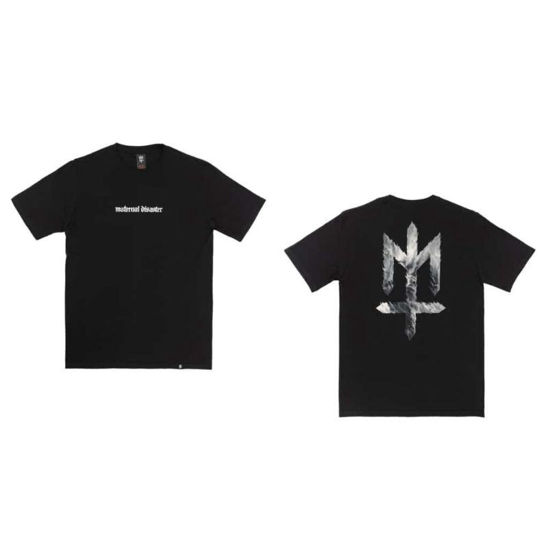 (COD) T-shirt Maternal Disaster CHAR Hitam - Kaos Pria Maternal Disaster Hitam - Kaos Distro Materna