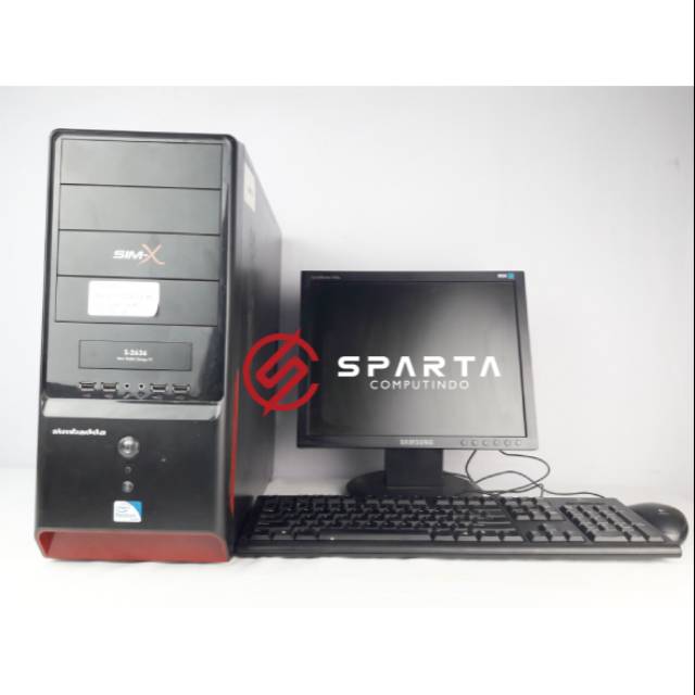 Komputer takitan Core 2 duo ddr2 lcd 15 in kotak campur