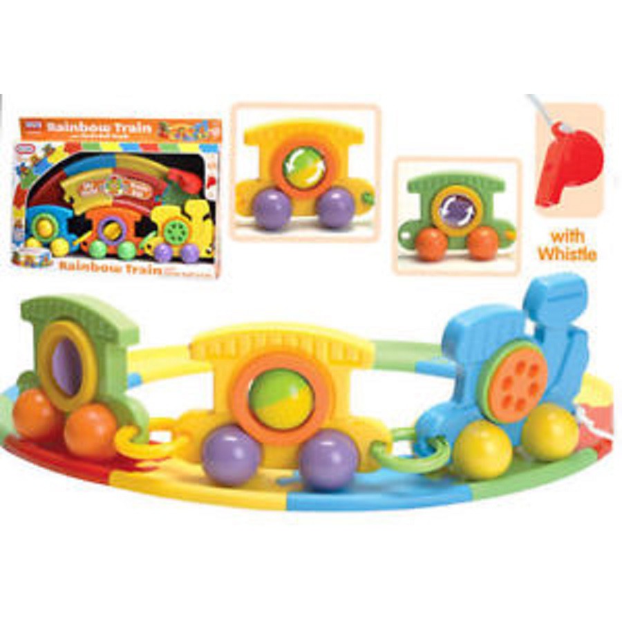 fun time rainbow train/mainan edukasi anak kereta api