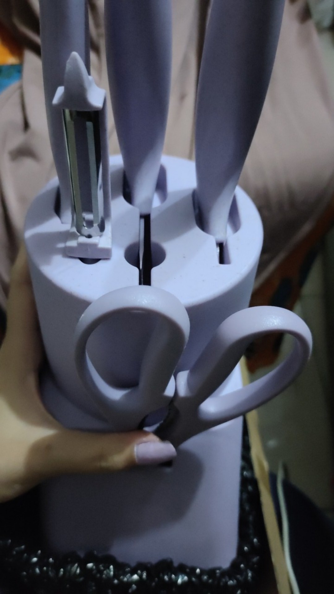 Set Pisau / Knife Set Fruit Bread Knife 6in1 Pisau Set Stainless Dilapis Anti Lengket