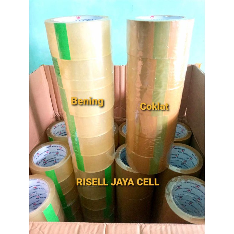 

Lakban Bening Dan Coklat All Merk 100 Yard Lakban Perekat