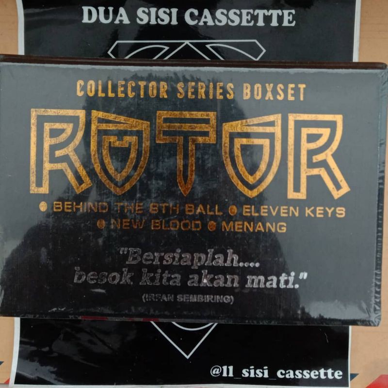 boxset kaset pita rotor - win - menang - eleven keys