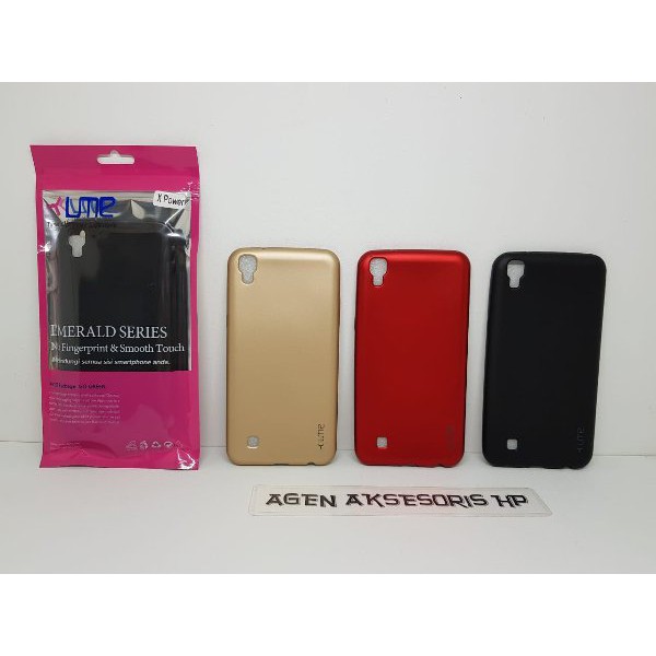 UME Emerald LG X Power K220DS K450 5.3 inchi Baby Skin Soft Case Anti Sidik Jari Anti Minyak  aah