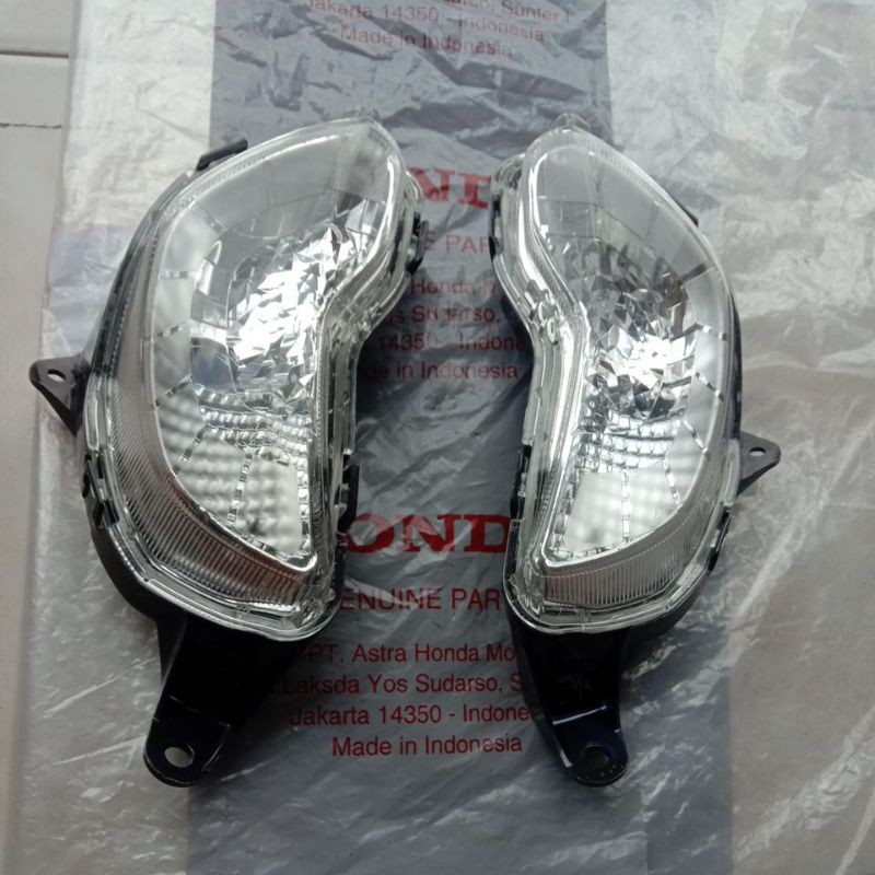 lampu sen depan scoopy new led 2021 original