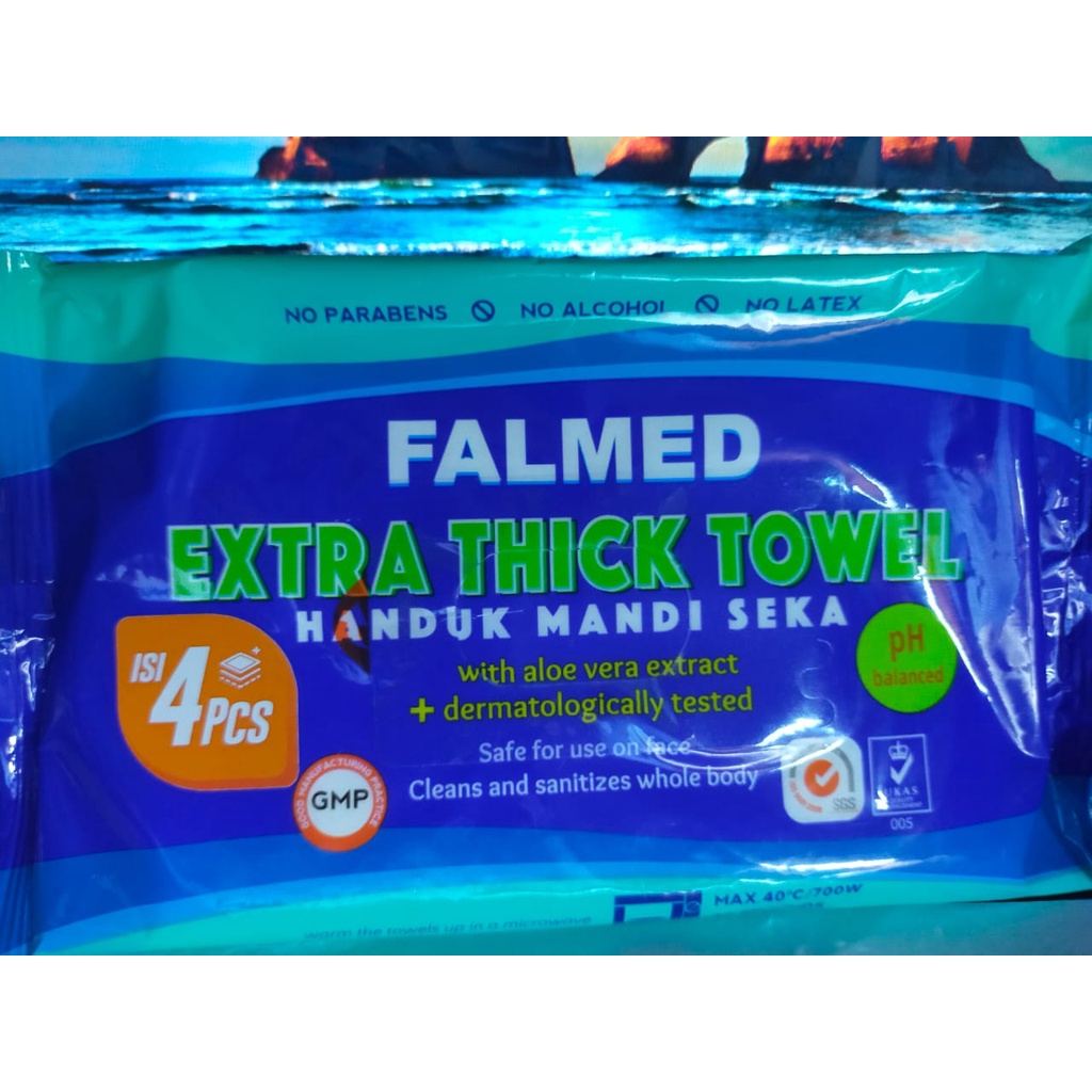 Falmed Wash Gloves 4 Sheet
