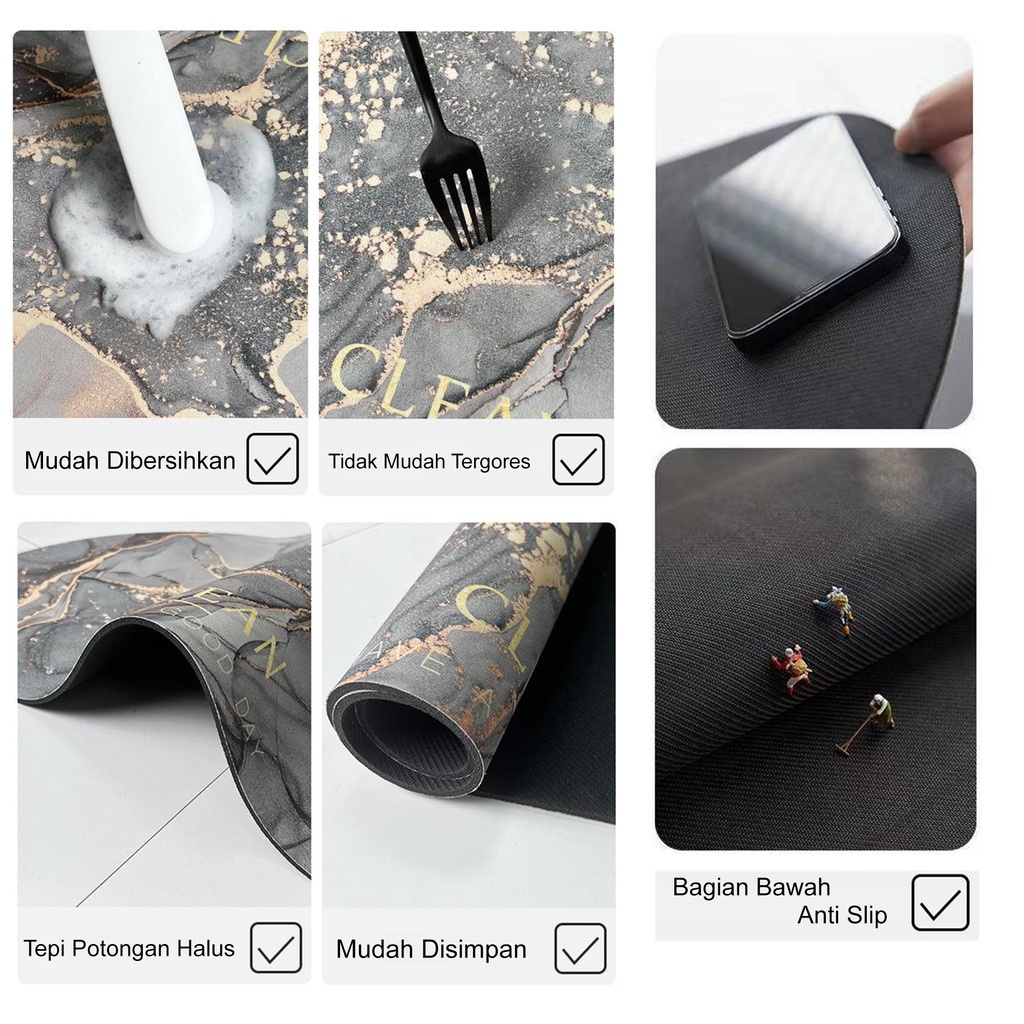 Keset Oval Bahan Karet Keset Diatomite Bundar Anti Slip 40cm X 60cm Keset Kaki Anti Bau Nyerap Air Anti Bakteri Keset Kamar Mandi Anti Slip Cepat Kering Keset Batu Kamar Mandi