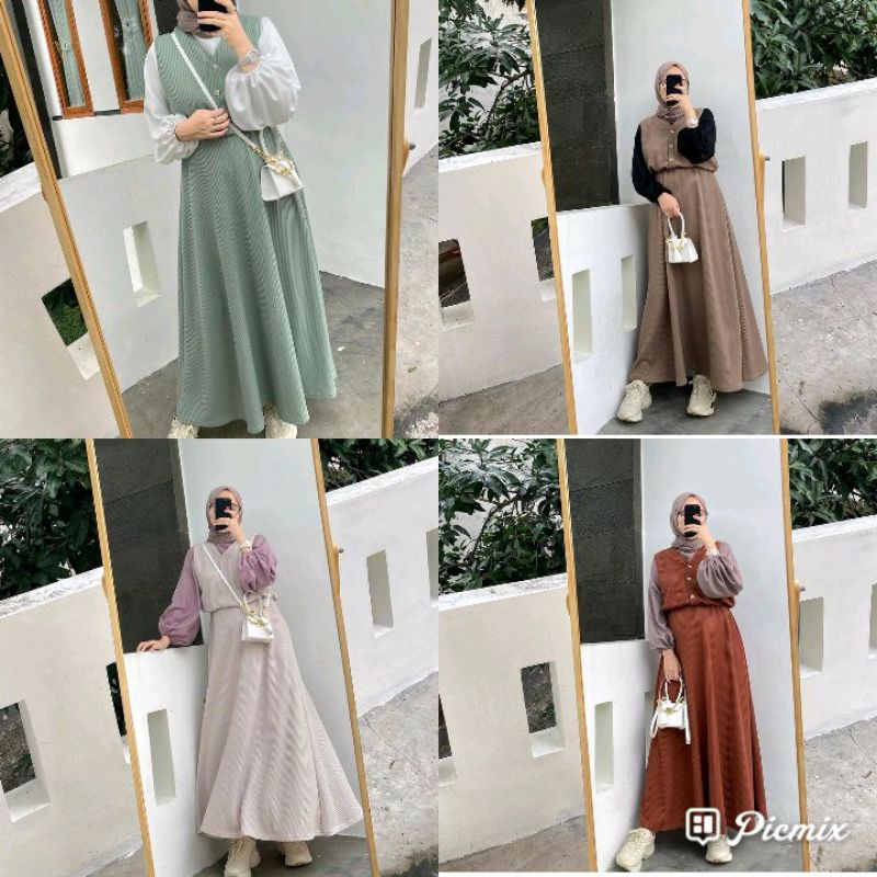 Waffle Cella Overall by Outfix