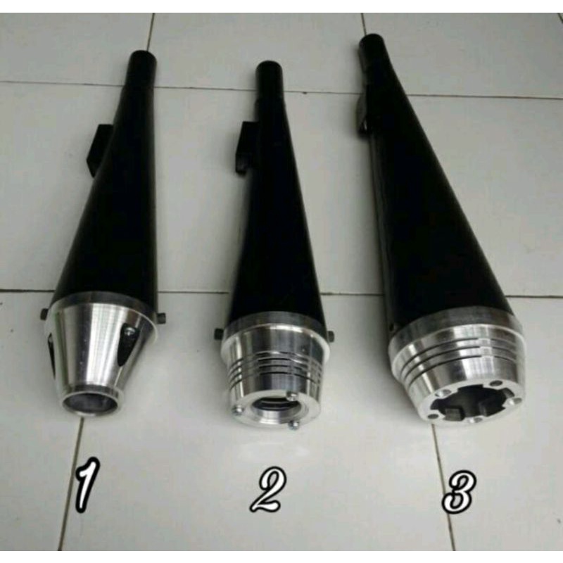 Knalpot japstyle - caferacer- knalpot MP GL CB Tiger Thunder