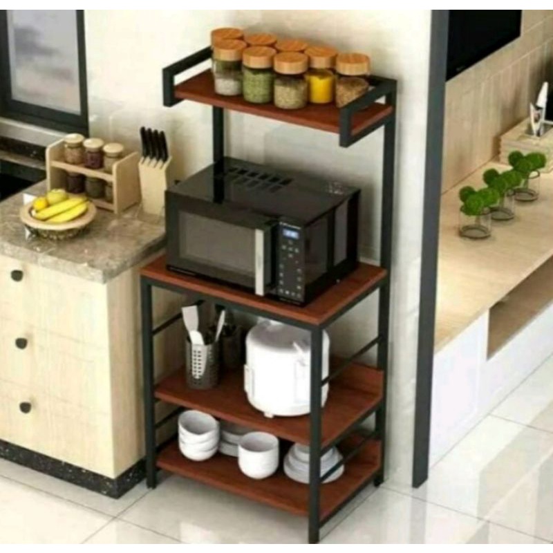 rak microwave rak minimalis rak dapur