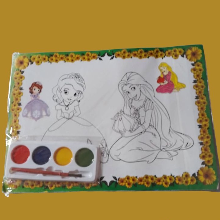 Buku Mewarnai Anak Barbie