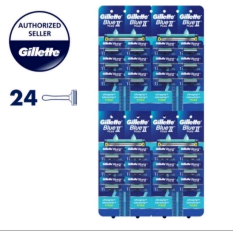 pisau cukur Gillette biru goal II isi 12pcs