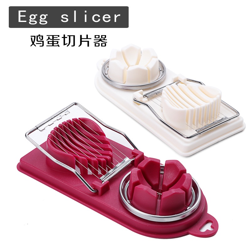 Telur Alat Pemotong Pengiris 2 in 1 Egg Slicer Cutter Rebus / Alat Pemotong Telur Rebus 2 in 1 Multifungsi Pengiris Telor 2in1 Egg Slicer &amp; Cutter