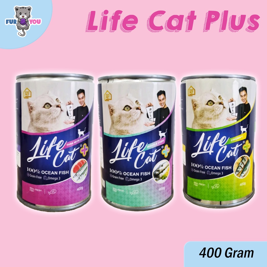 Life Cat Plus Kaleng Makanan Basah Kucing